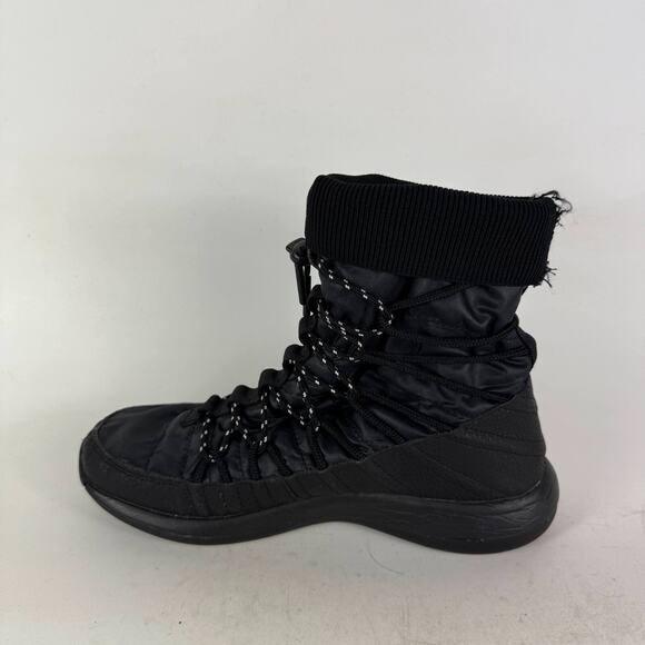 Nike Roshe 2 High Boots Womens 7.5 Black Leather Lace-Up Round Toe Ankle Outdoor - Picture 6 of 10